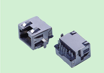 RJ45插座TAB UP沉板3.0 DIP帶屏蔽彈片不帶燈網(wǎng)絡連接器