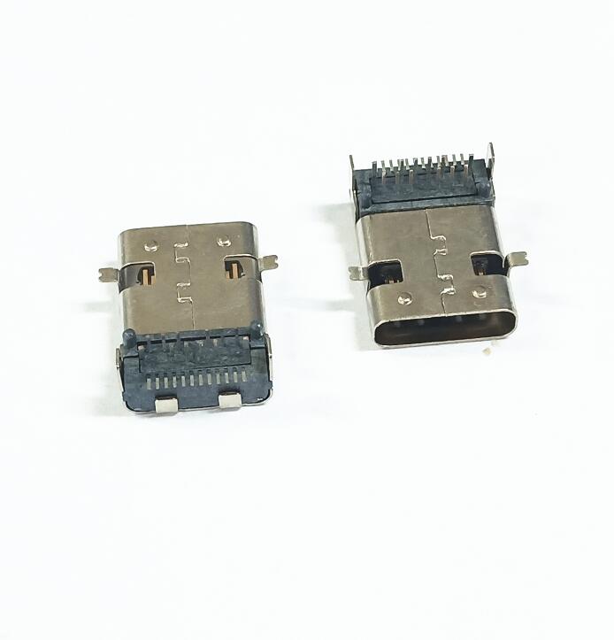 TYPE-C母座24P前貼后插加長(zhǎng)11.95MM